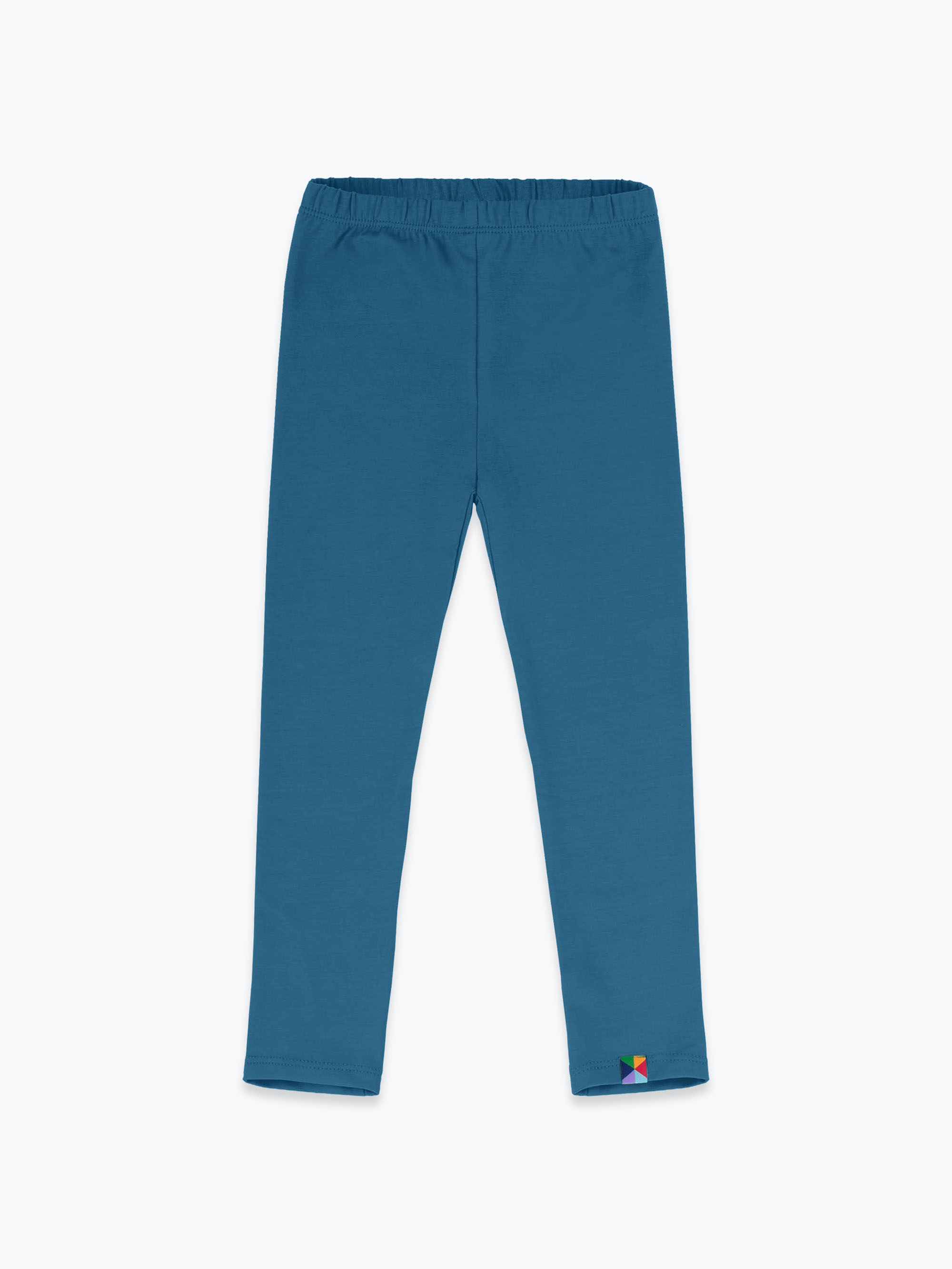 Ciemnoniebieskie legginsy grubsze Junior